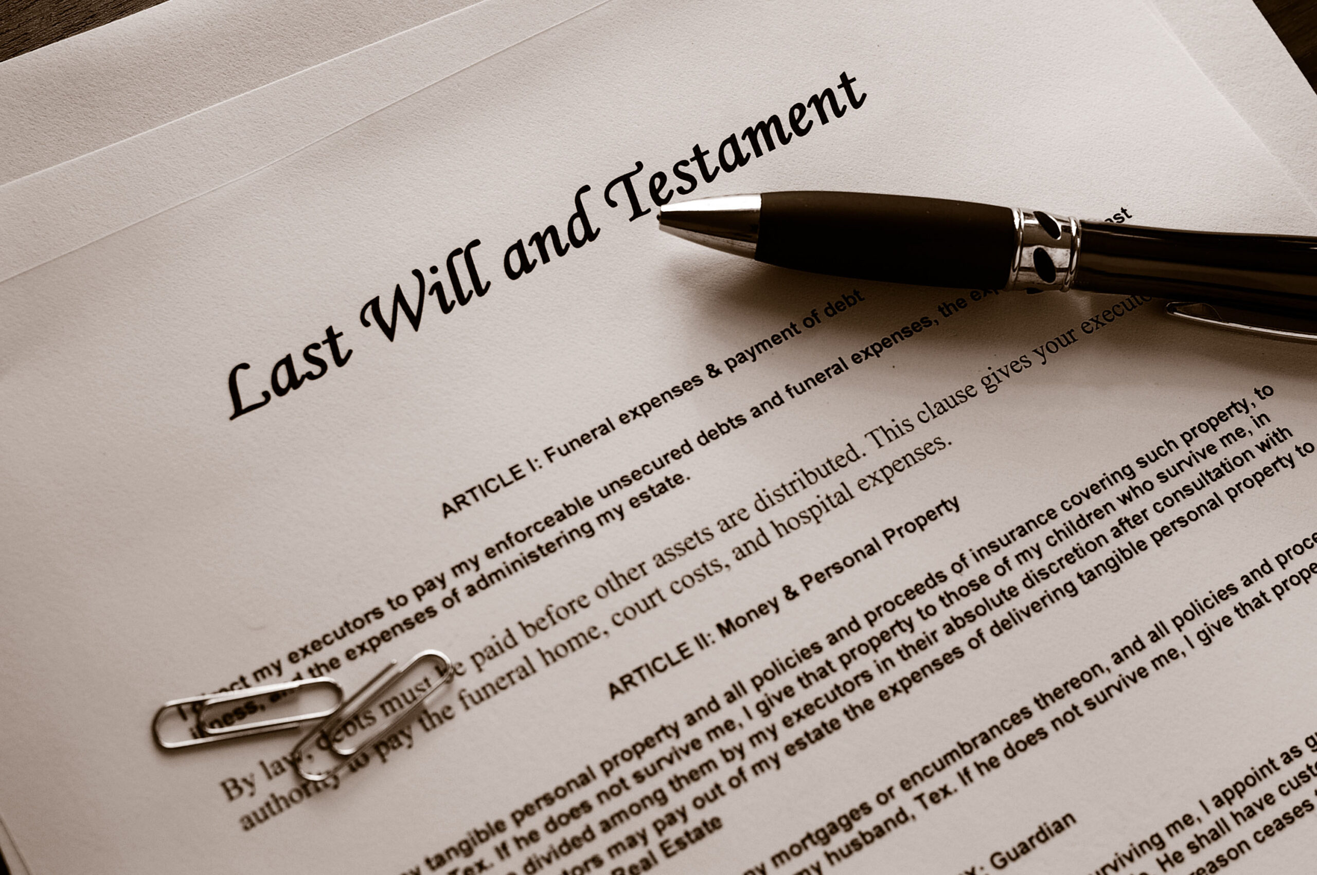 5 Important Things to Consider When Making Your Will